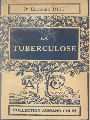 cover image of La tuberculose
